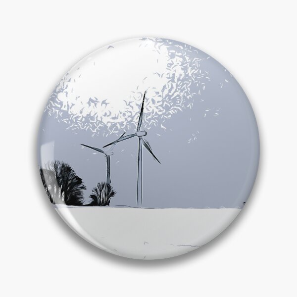 Item preview, Loscar Windfarm, Harthill in the snow. designed and sold by Paul Rowland.