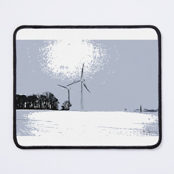 Item preview, Loscar Windfarm, Harthill in the snow. designed and sold by Paul Rowland.
