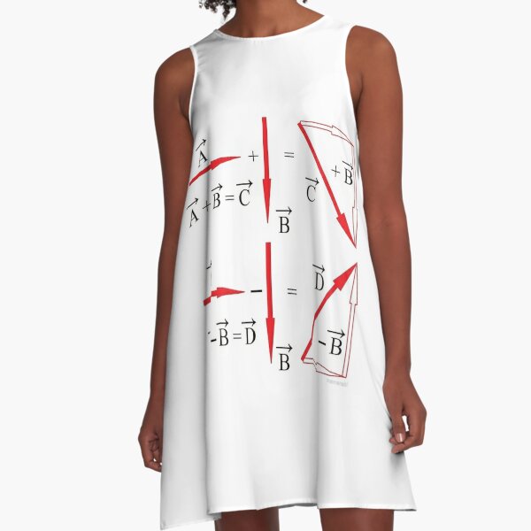 Vector Sum A-Line Dress