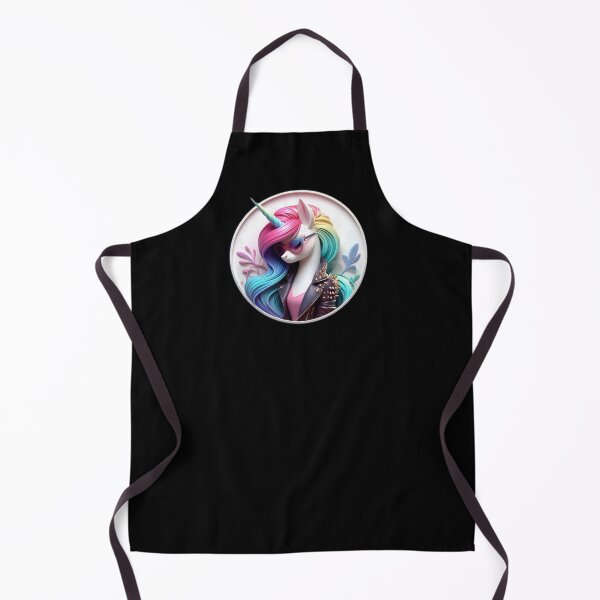 Item preview, Cute Unicorn wearing a Leather Jacket with flowers in the background designed and sold by shirtsmugslife.