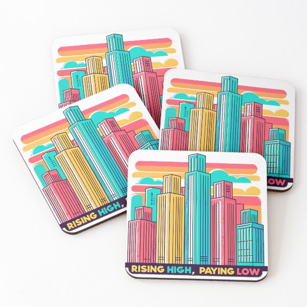 Item preview, Sky-High Buildings, Ground-Low Wages: The Urban Irony designed and sold by Arienrod's Designs.