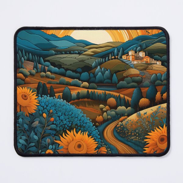 Item preview, Sunflowers Growing on Tuscany Hill designed and sold by dcrc.
