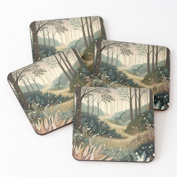 Item preview, Enchanted Lights in Forest Depths designed and sold by PictorialWhimsy.