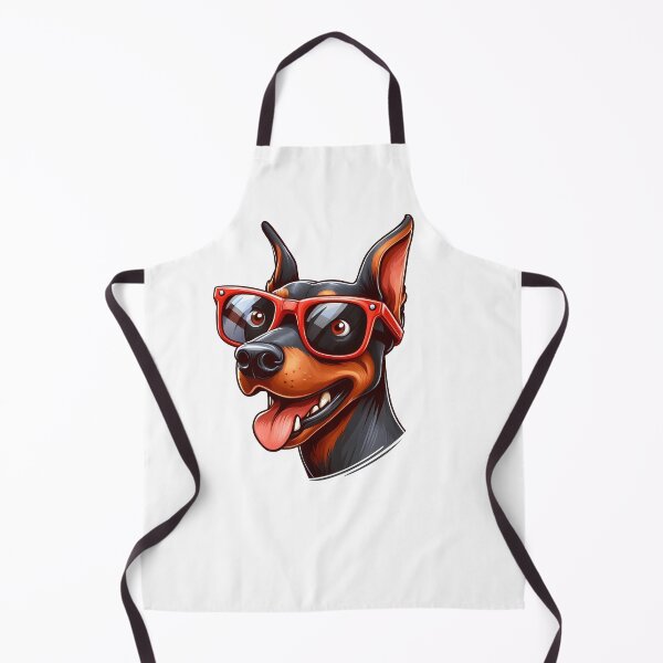 Item preview, Funny Dobermann in Red Sunglasses designed and sold by Lyssarien.