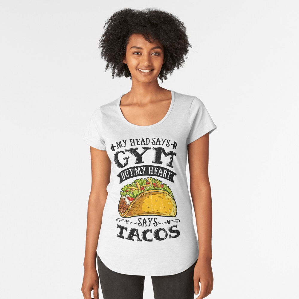 Workout Tank Tops for Women, Workout T-shirts, Funny Workout Shirts for  Women, My Mind Says Gym, My Heart Says Tacos, Taco Workout Shirt -   Canada