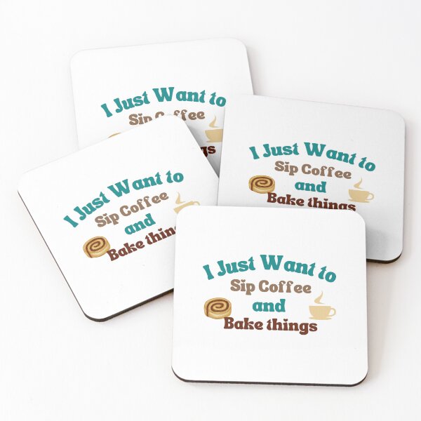 Item preview, Thoughts of coffee and baking  designed and sold by caffeine-baked.
