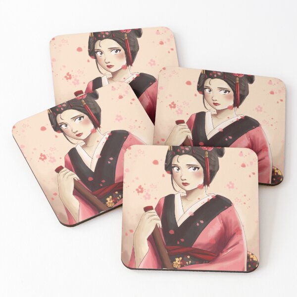 Item preview, Pink Blossom - Manga Illustration designed and sold by TwinBlossomsArt.