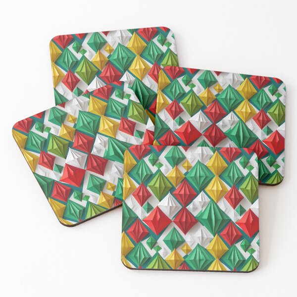 Item preview, Abstract Origami Party pattern designed and sold by Bratak.