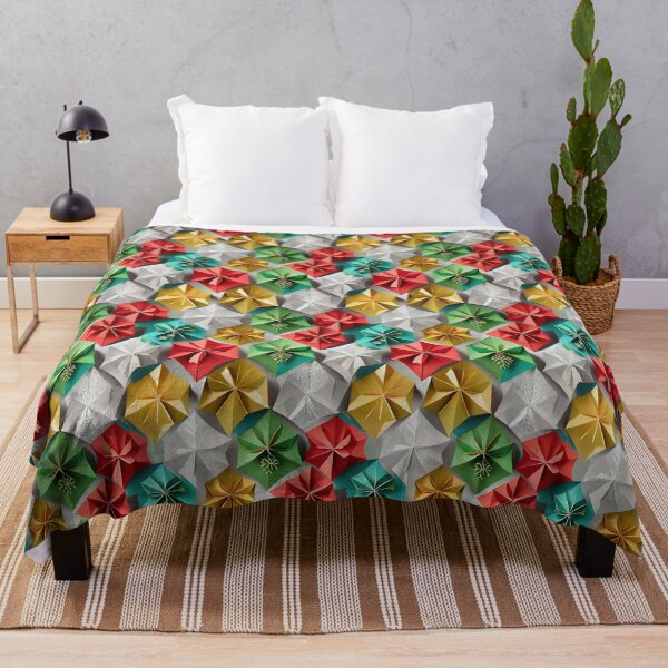 Item preview, Abstract Floral Origami pattern designed and sold by Bratak.