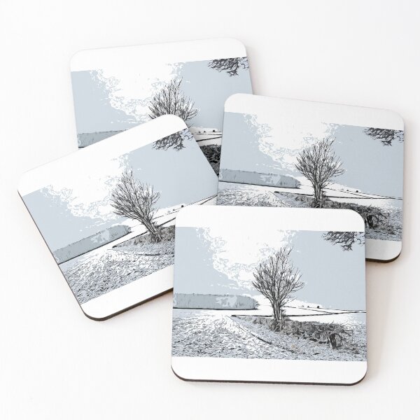 Item preview, Hedgerows, Harthill in the snow. designed and sold by Paul Rowland.
