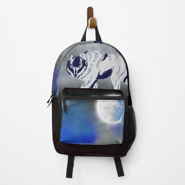 Item preview, wolf alpha walk at night designed and sold by Moris-shop.