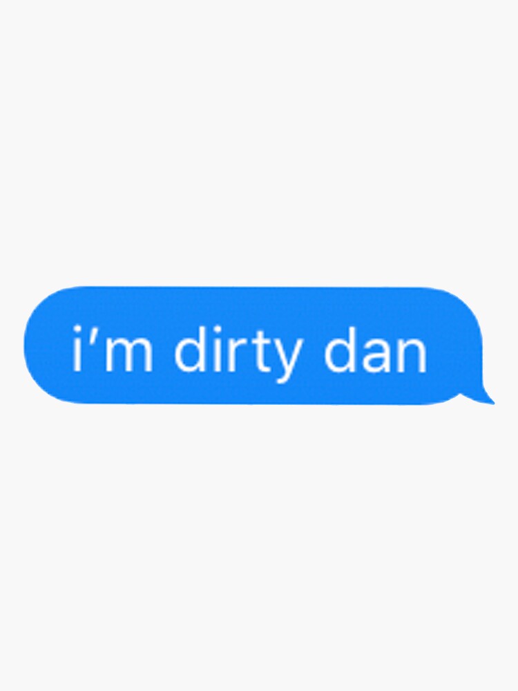 "Spongebob Dirty Dan sticker imessage" Sticker for Sale by karaherrlich Redbubble