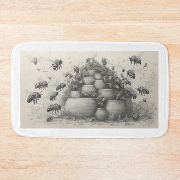 Item preview, Beautiful bees sketch  designed and sold by Damian Sobczyk.