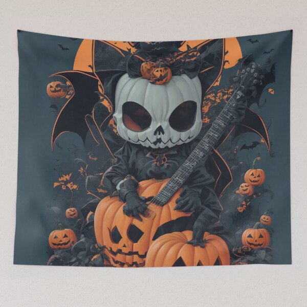 Item preview, A ghost playing guitar - Halloween theme designed and sold by WindyPixel.