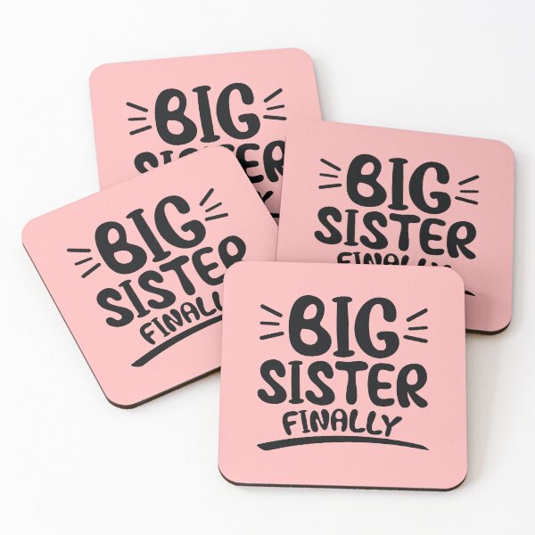 Item preview, Big Sister Finally 2024 Sibling Announcement designed and sold by ArtMeetsPizza.