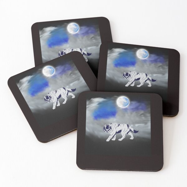 Item preview, wolf alpha walk at night designed and sold by Moris-shop.