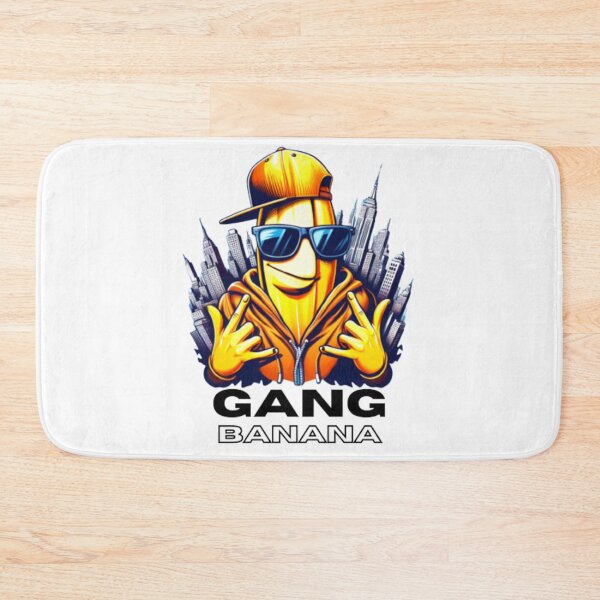 Item preview, Banana with cap and glasses in front of Brooklyn skyline designed and sold by danny-Dsign.