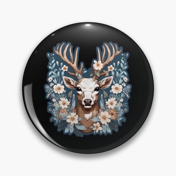 Item preview, Deer Flowers designed and sold by titanosdesign.