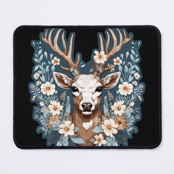 Item preview, Deer Flowers designed and sold by titanosdesign.