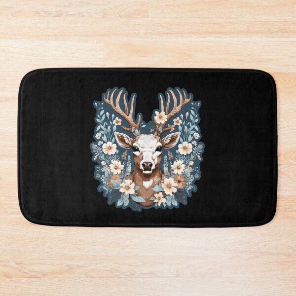 Item preview, Deer Flowers designed and sold by titanosdesign.