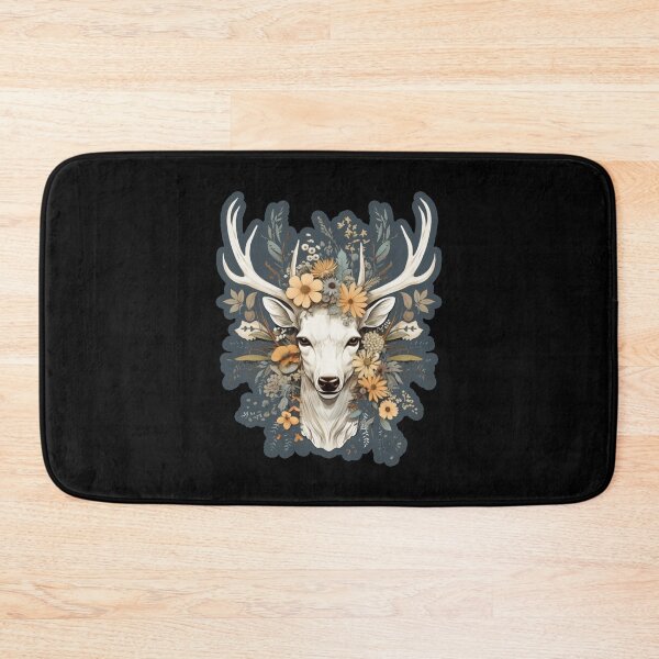 Item preview, Deer Flowers designed and sold by titanosdesign.