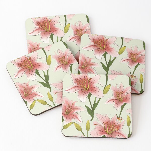 Item preview, Lily pathway in the garden, a floral escape designed and sold by StrawberryJolly.