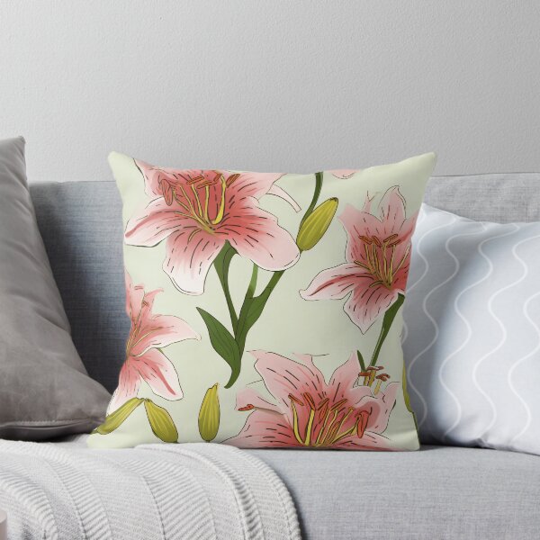 Item preview, Lily pathway in the garden, a floral escape designed and sold by StrawberryJolly.
