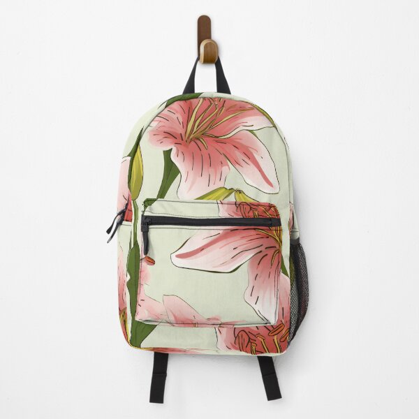Item preview, Lily pathway in the garden, a floral escape designed and sold by StrawberryJolly.