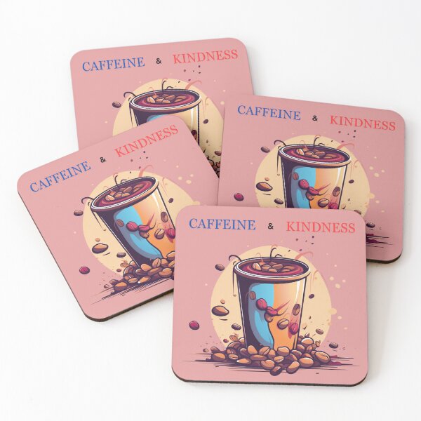 Item preview, Coffee - Caffeine and kindness designed and sold by Multi-RH.