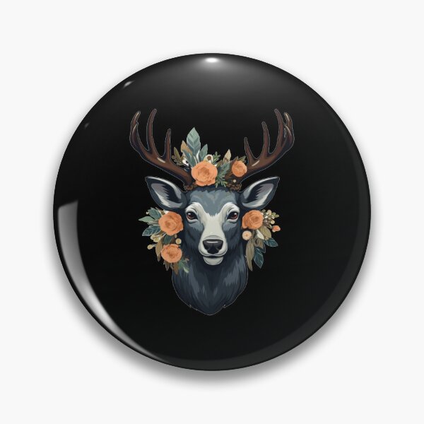 Item preview, Deer Flowers designed and sold by titanosdesign.
