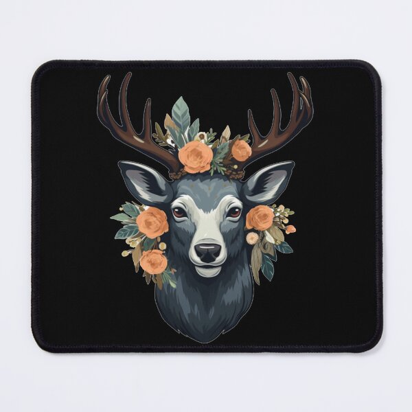 Item preview, Deer Flowers designed and sold by titanosdesign.