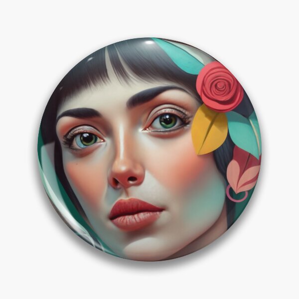 Item preview, Beautiful young woman with indigo aura designed and sold by Studio-DesignWw.