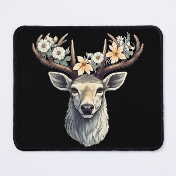 Item preview, Deer Flowers designed and sold by titanosdesign.