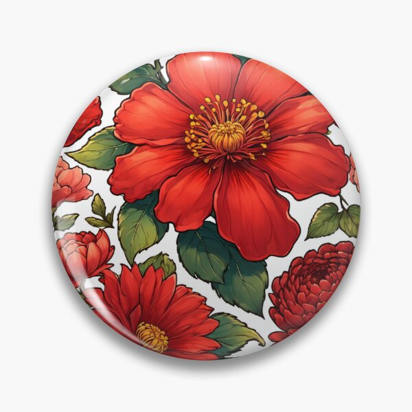 Item preview, Red Flowers | Stickers | Version 2 designed and sold by OsDuLoNo.