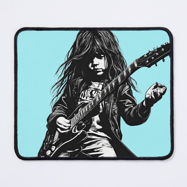 Item preview, Young guitarist designed and sold by StyleSketch.