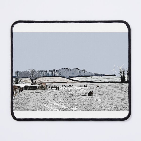 Item preview, Belties Grazing, Harthill in the snow. designed and sold by Paul Rowland.