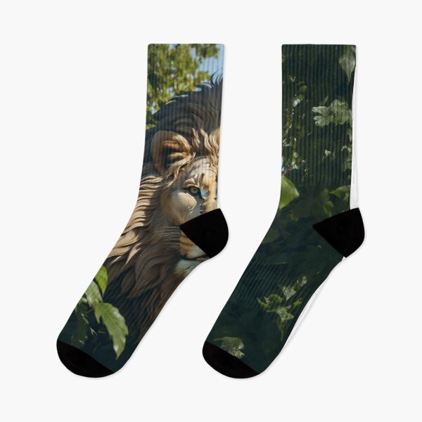 Item preview, A majestic lion in jungle designed and sold by WindyPixel.