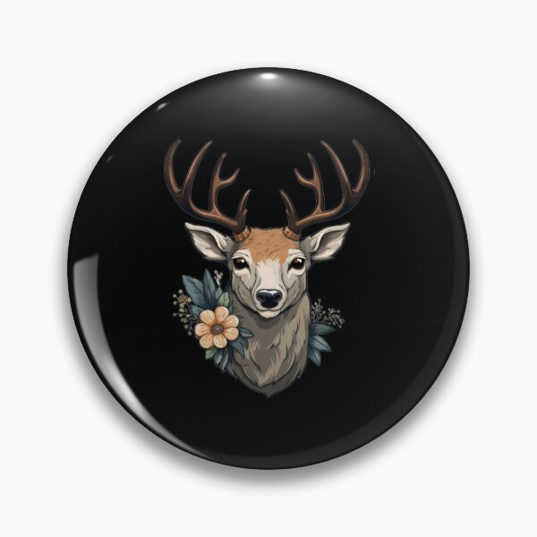 Item preview, Deer Flowers designed and sold by titanosdesign.