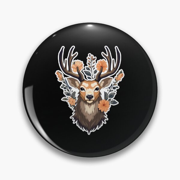Item preview, Deer Flowers designed and sold by titanosdesign.