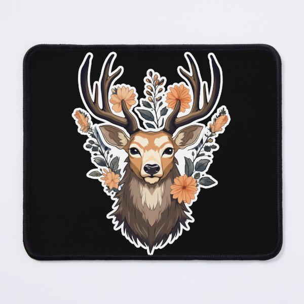 Item preview, Deer Flowers designed and sold by titanosdesign.