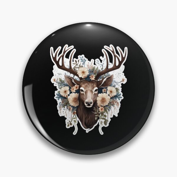 Item preview, Deer Flowers designed and sold by titanosdesign.
