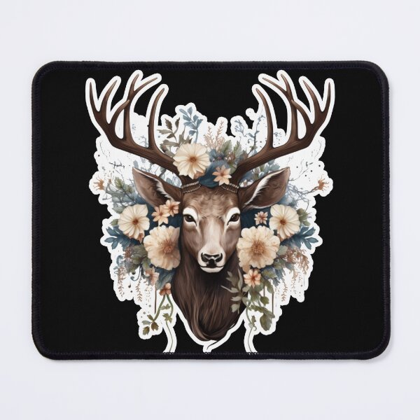 Item preview, Deer Flowers designed and sold by titanosdesign.