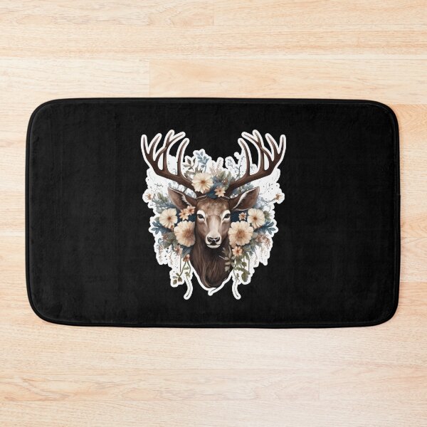 Item preview, Deer Flowers designed and sold by titanosdesign.