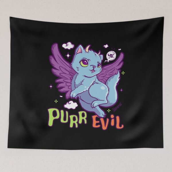 Item preview, Purr evil designed and sold by SPIRIMAL.
