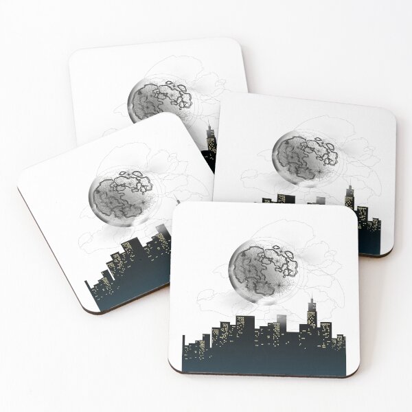Item preview, one night moon designed and sold by RIDVAN | Visual Art & Design.