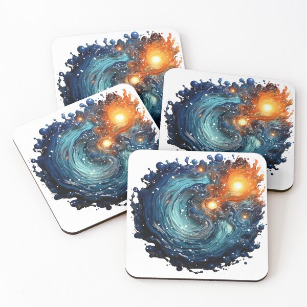 Item preview, Lightning Waves: Indigo-Amber Spherical Sculptures designed and sold by YYWDesigns.