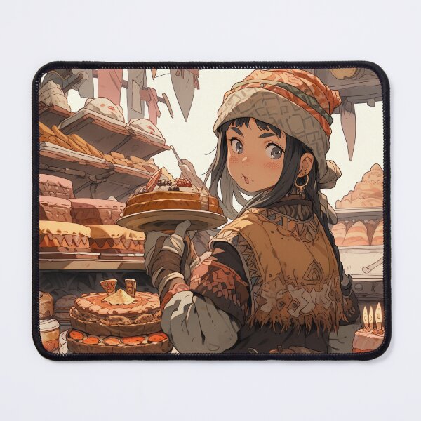 Item preview, Cute Fantasy Dessert Baker Anime Girl designed and sold by bubblegoth.