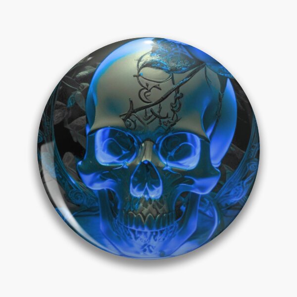 Item preview, Blue Skull with Rose Shirts and Hoodies designed and sold by OutdoorArtistry.