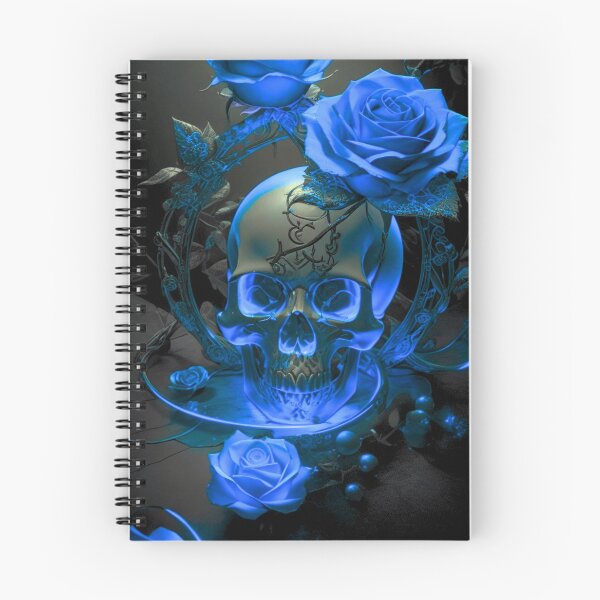 Item preview, Blue Skull with Rose Shirts and Hoodies designed and sold by OutdoorArtistry.