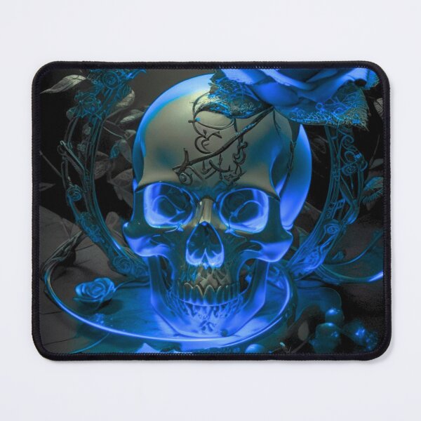 Item preview, Blue Skull with Rose Shirts and Hoodies designed and sold by OutdoorArtistry.